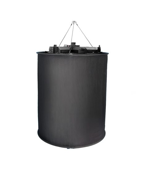 Space Light 6000w with black & silk skirts filmgear